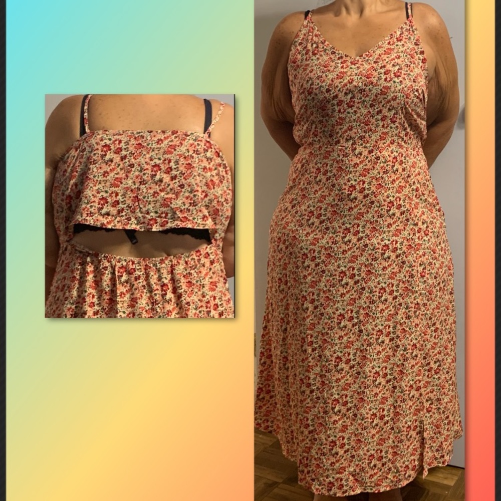Maxi spaghetti strap dress